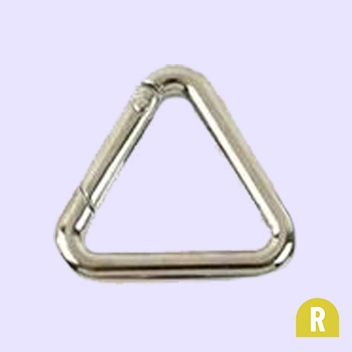 Clip driehoek zilver 20mm RAWR pets